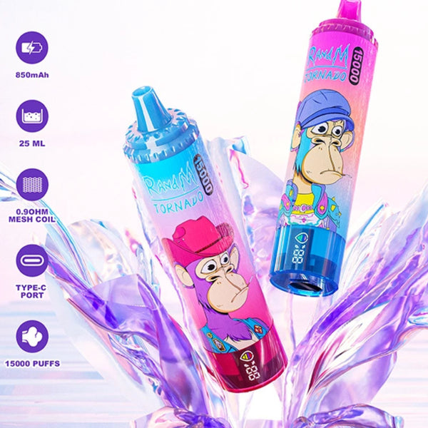 R & M Tornado 15000 Disposable Vape - 20mg