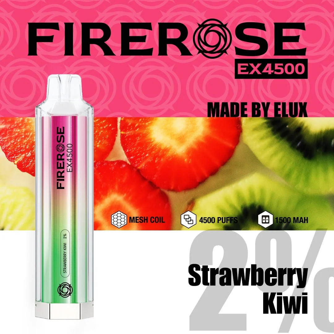 Elux FireRose Ex4500 Disposable Vape - 20mg