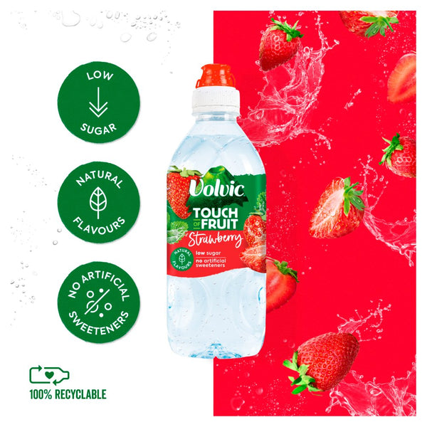 Volvic S/C Strawberry 750ml