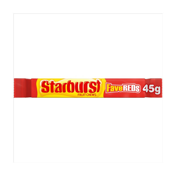 Starburst Fave Reds Chewy Sweets Fruit Flavoured 45g