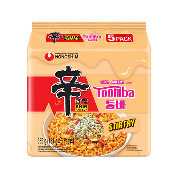 Shin Ramyun Toomba Stir Fry 137g 5Pack