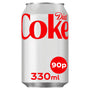Coke Diet Can 330ml PM£90p
