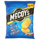 McCoy's Salt & Malt Vinegar Crisps 65g, £1.35 PMP
