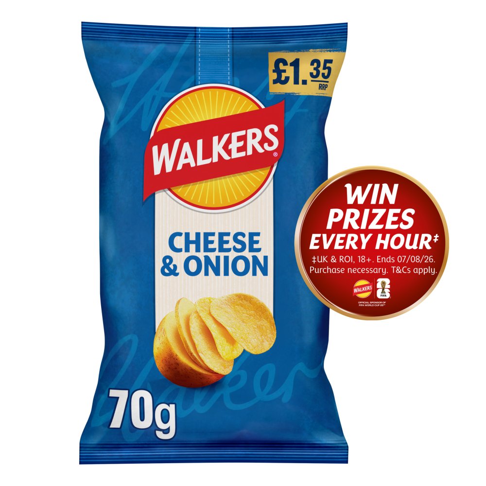 Walkers Cheese & Onion PM£1.35