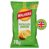 Walkers Pickled Onion Sharing Crisps 70g PMP £1.35 RRP