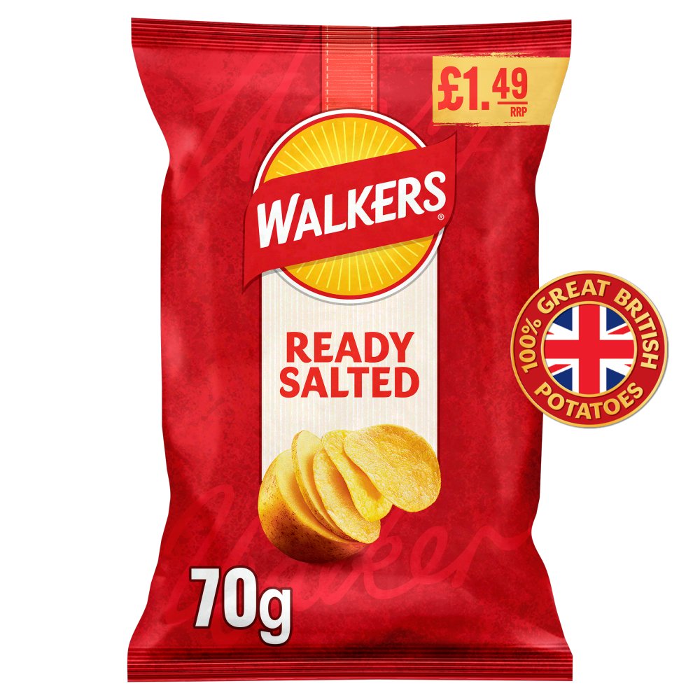 Walkers Ready Salted 70g PM£1.49