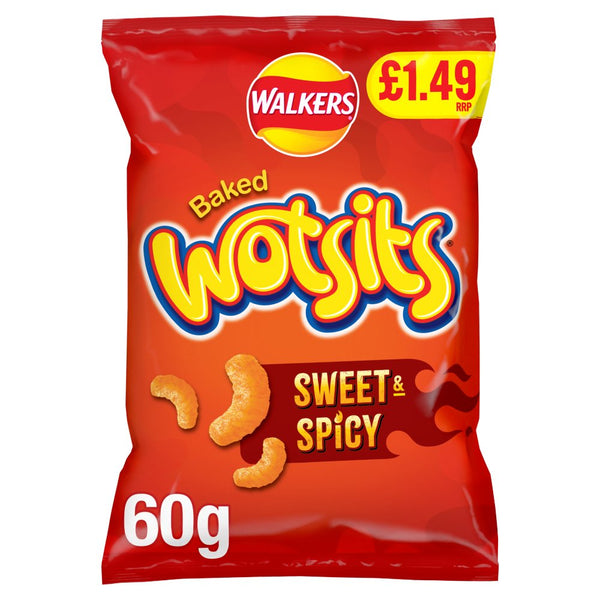 Walkers Wotsits Sweet & Spicy Crisps 60g PM£1.49
