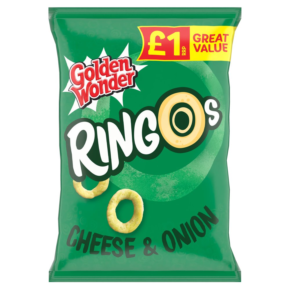 Golden Wonder Ringos Cheese & Onion 40g