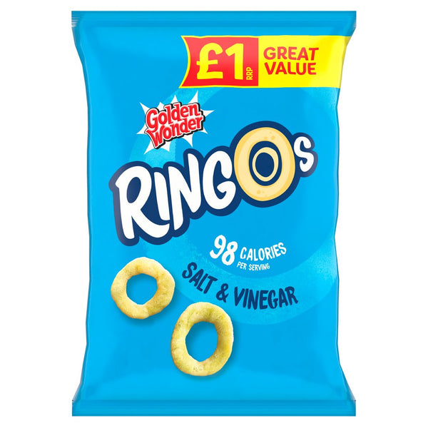 Golden Wonder Ringos Salt & Vinegar 40g