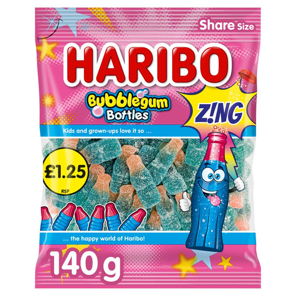 HARIBO Bubblegum Bottles 140g