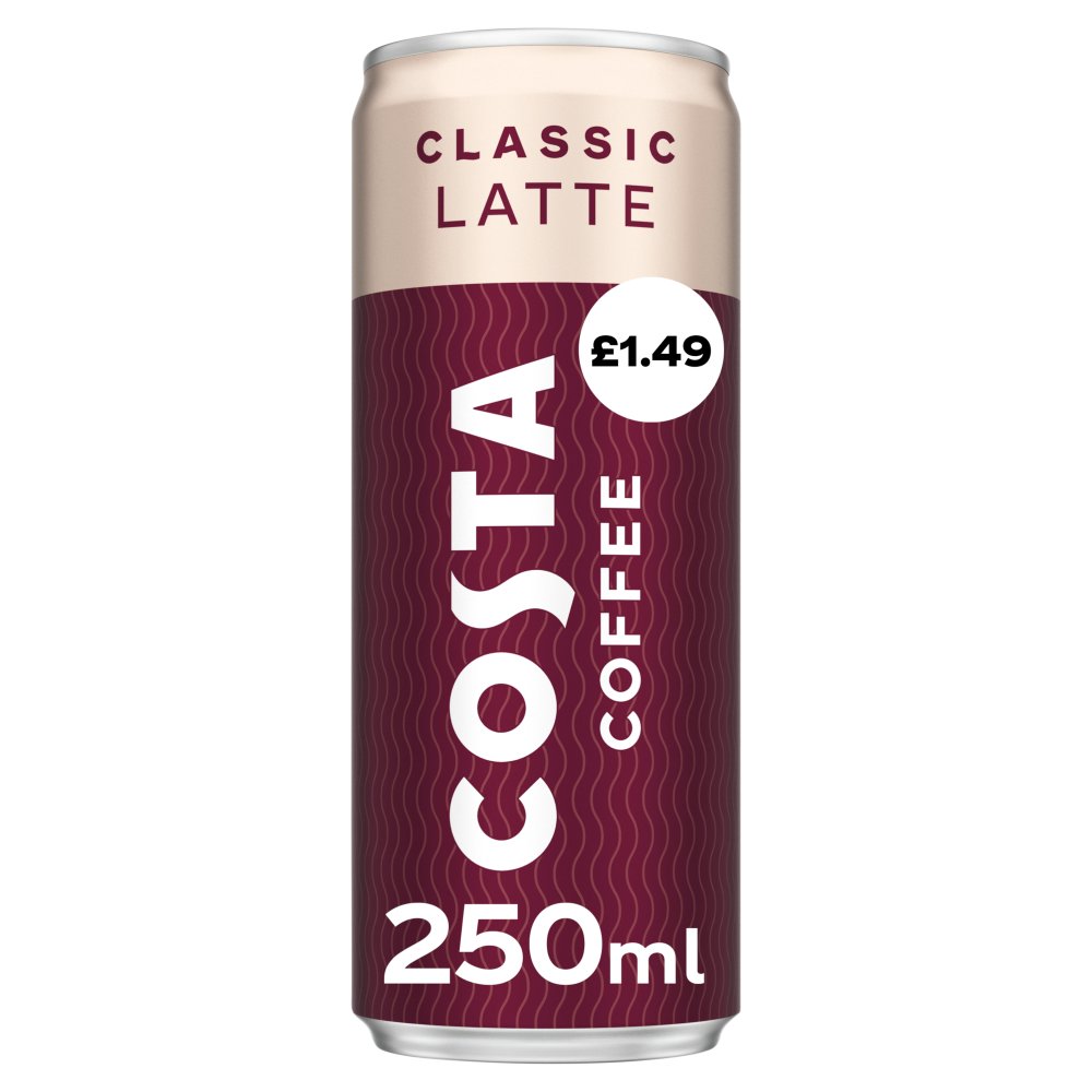 Costa Coffee Classic Latte Iced Coffee 250ml PMP £1.49