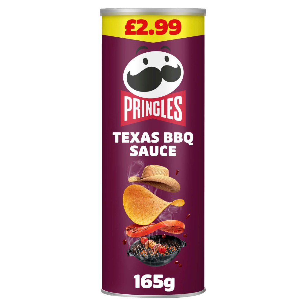 Pringles Texas BBQ Sharing Crisps 165g PMP £2.99