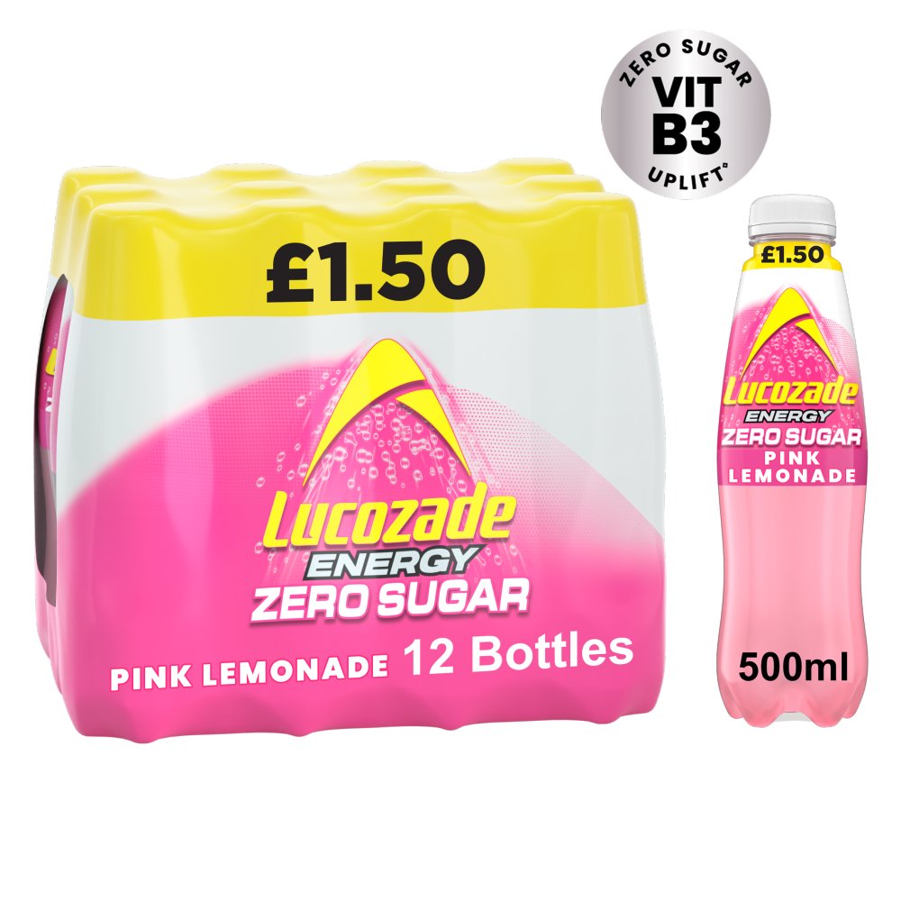Lucozade Energy Z/S Pink Lemonade PM£1.50