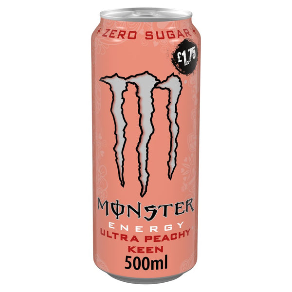 Monster Energy Drink Ultra Peachy Keen PM£1.75 500ml