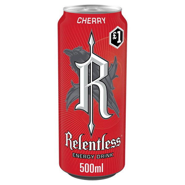 Relentless Cherry 500ml PM£1.00