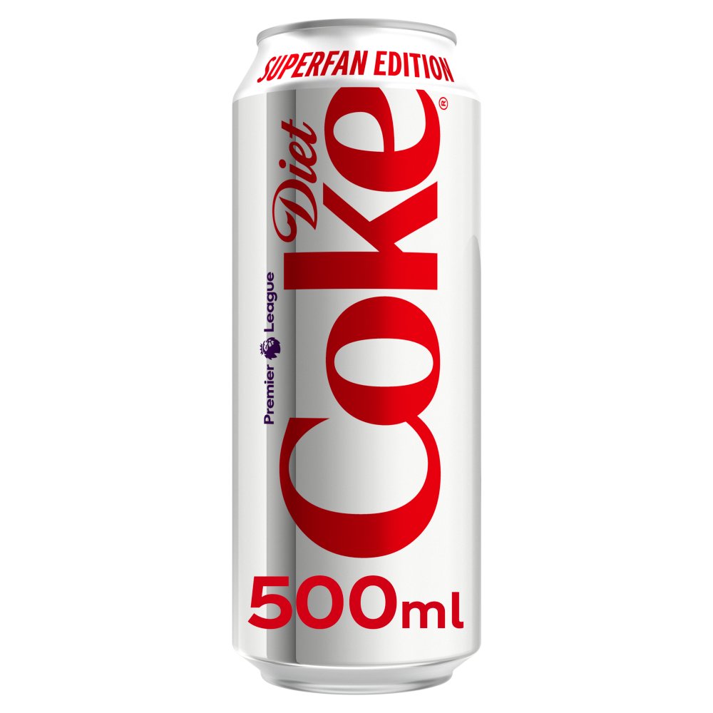 Diet Coke Cola Superfan 500ml Can