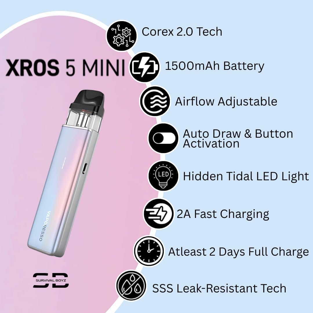 Vaporesso Xros 5 Mini Pod Kit 1500mAh Pod Vape Kit