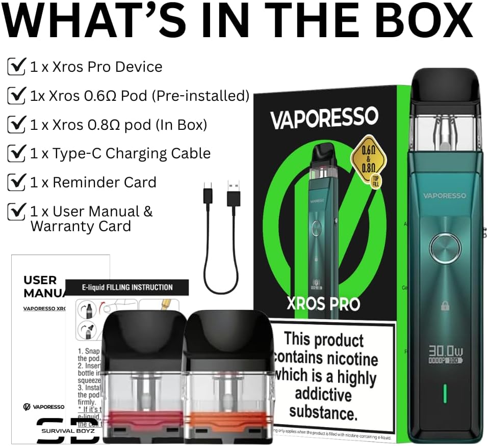 Vaporesso Xros Pro 1200mAh Pod Vape Kit
