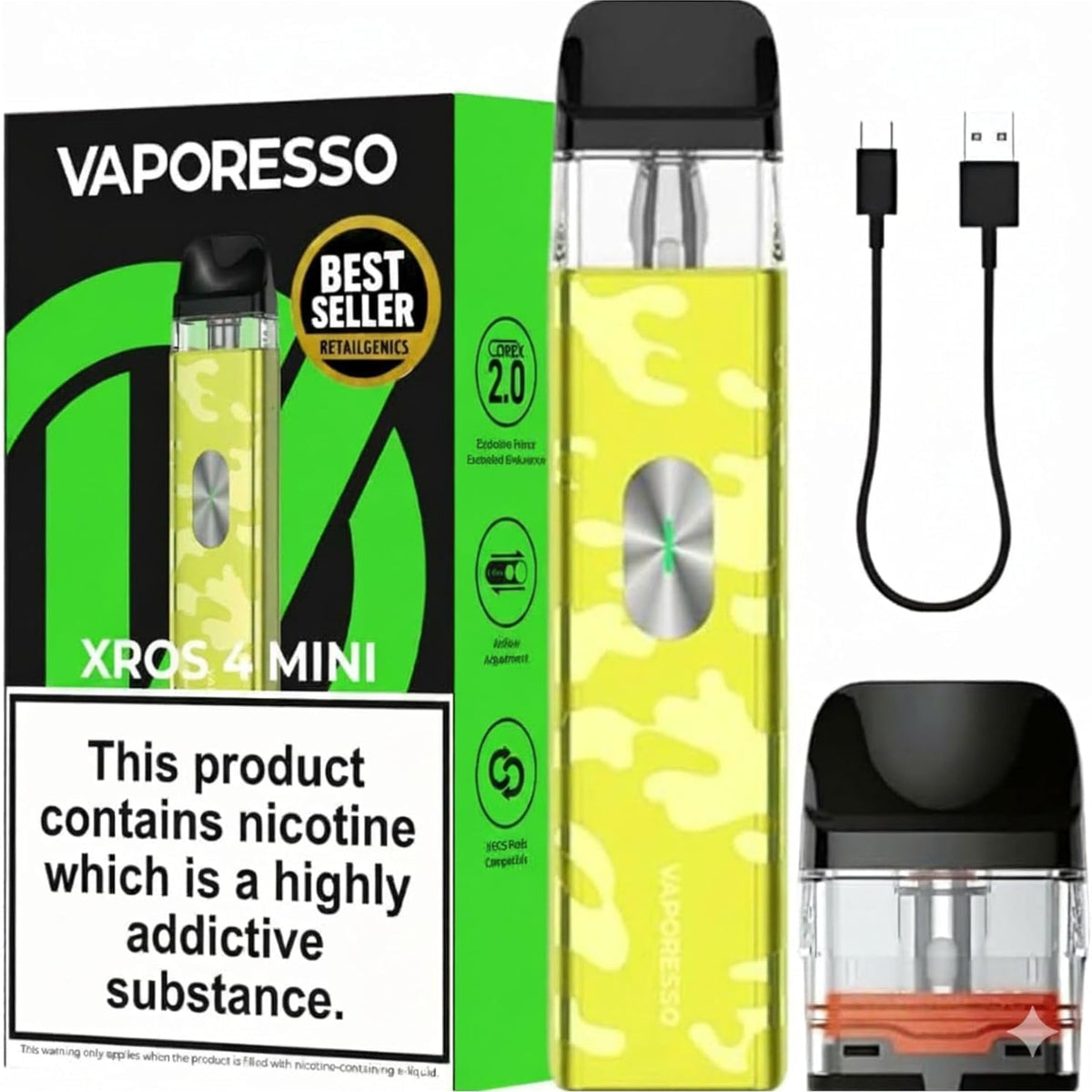 Vaporesso Xros 4 Mini 1000mAh Pod Vape Kit