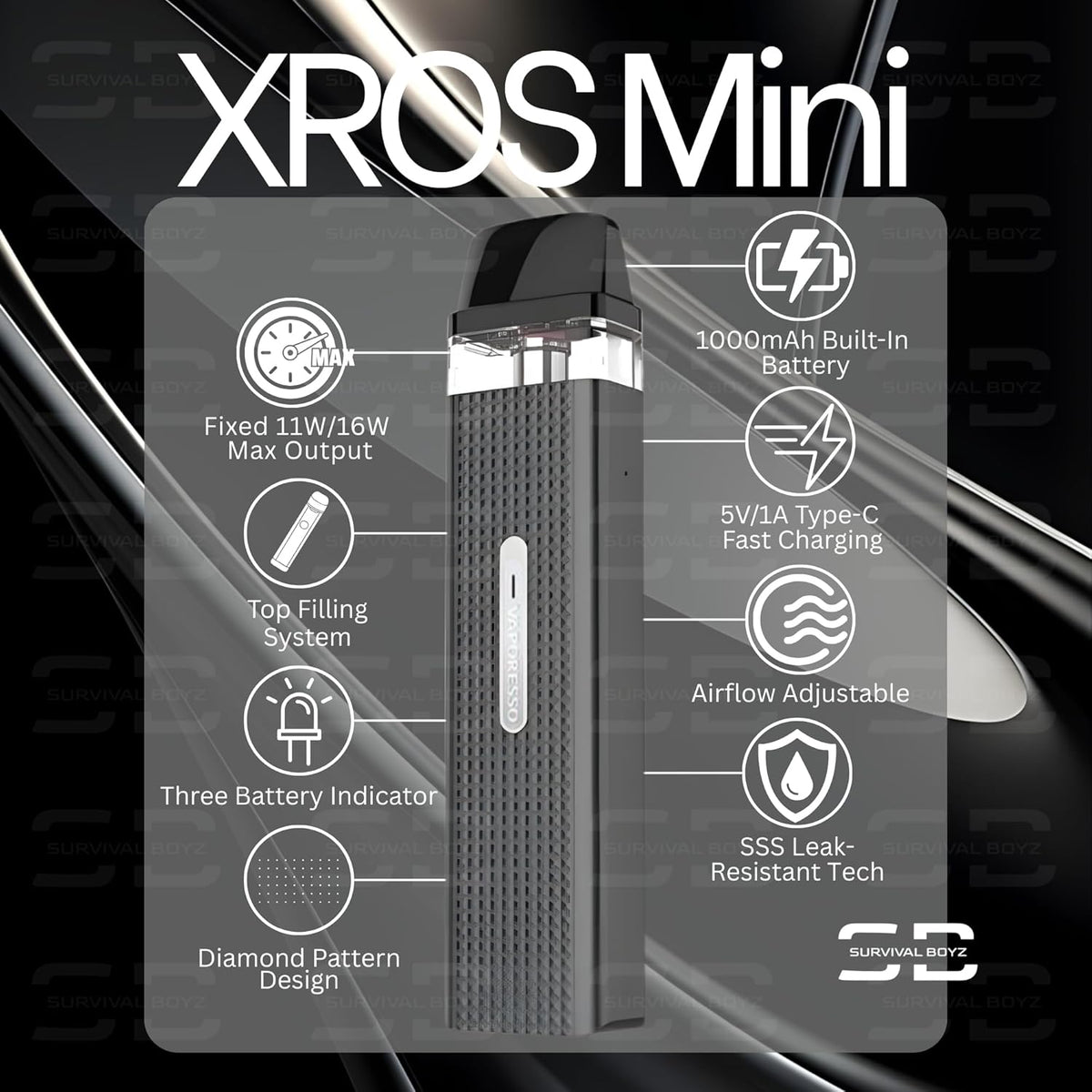 Vaporesso XROS Mini 1000mAh Pod Vape Kit