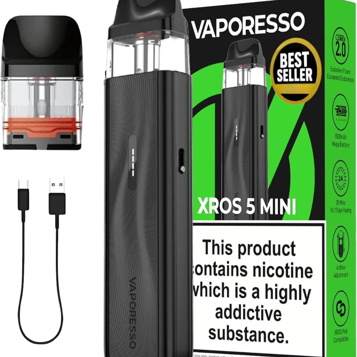 Vaporesso Xros 5 Mini Pod Kit 1500mAh Pod Vape Kit