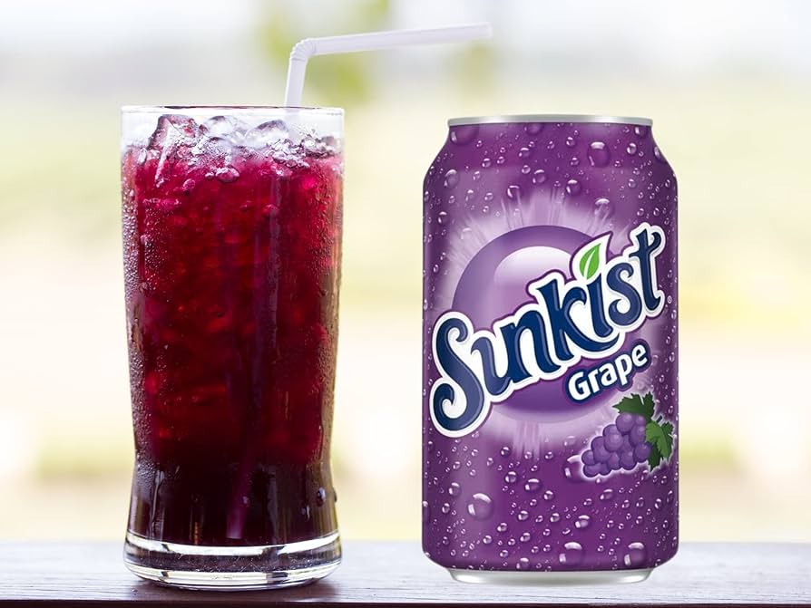 Sunkist Grape Soda (355ml)