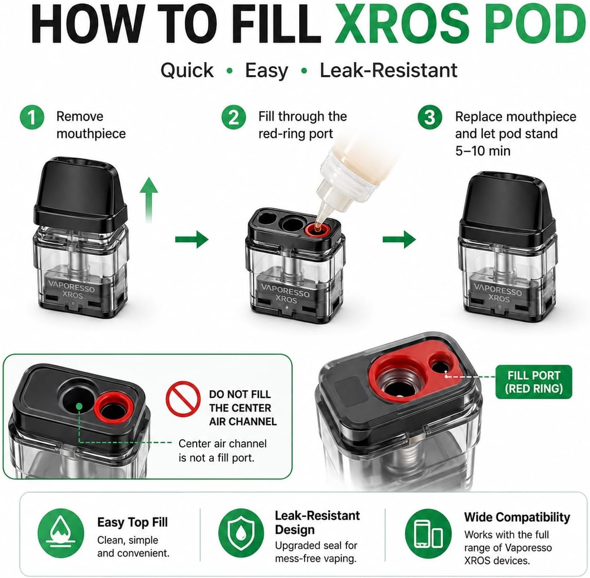 Vaporesso XROS 3 Mini 1000mAh Pod Vape Kit