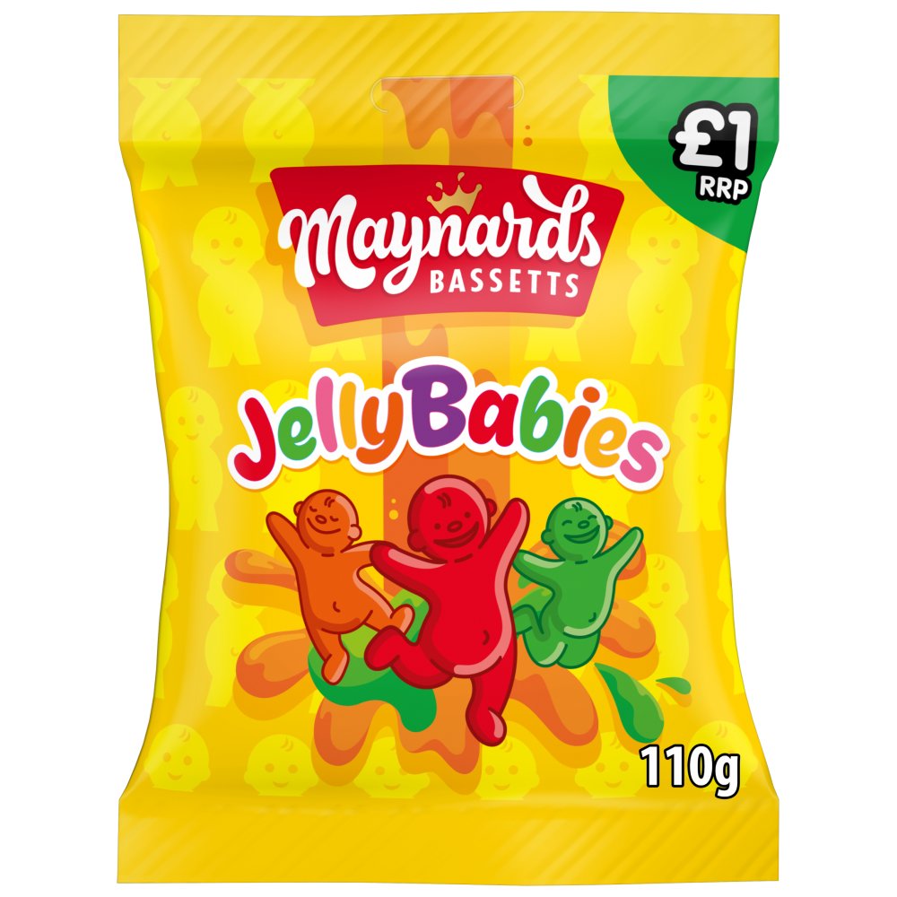 Maynards Bassetts Jelly Babies Candy 110g