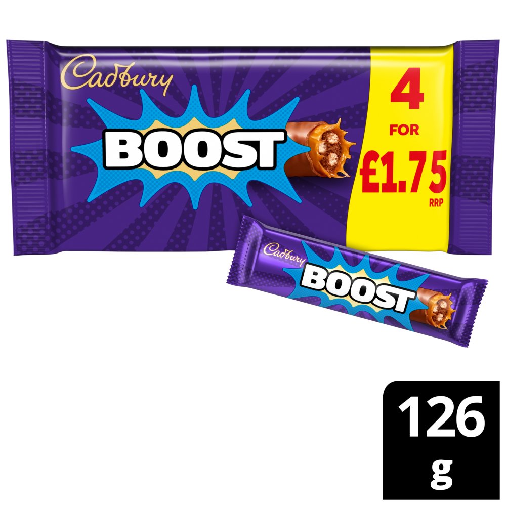 Cadbury Boost Chocolate Bar 4PK