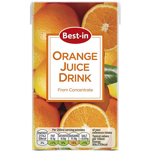 B/IN ORANGE DRINK 250ML