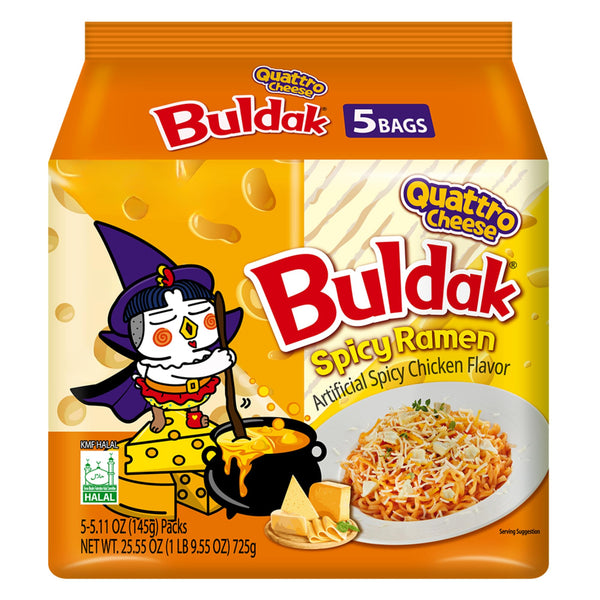 Buldak Quattro Cheese 5 Pack Halal
