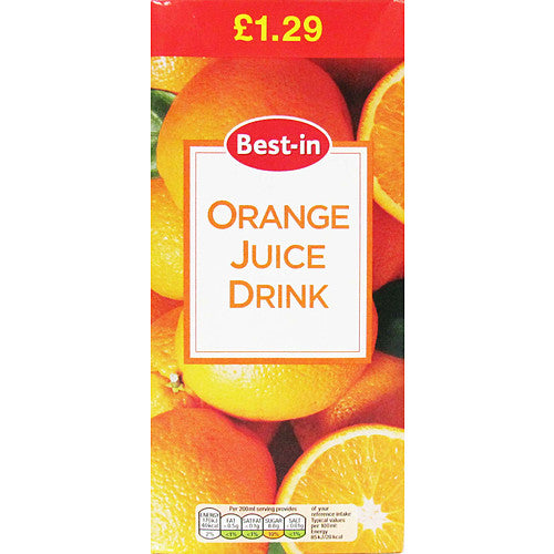 B/In Orange Juice PM £1.29