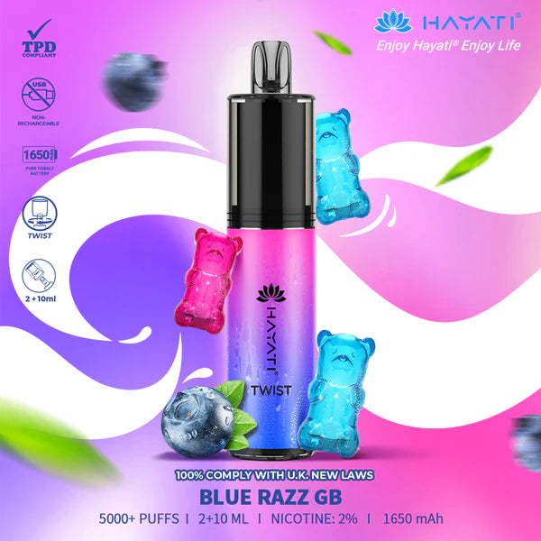 HAYATI TWIST 5000 Disposable Vape - 20mg