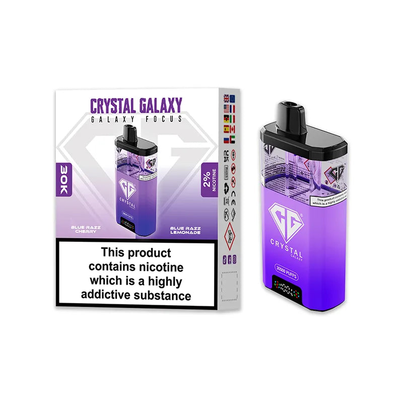 Crystal Galaxy Focus 30K Puffs Disposable Vape
