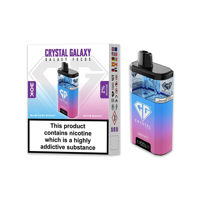 Crystal Galaxy Focus 30K Puffs Disposable Vape