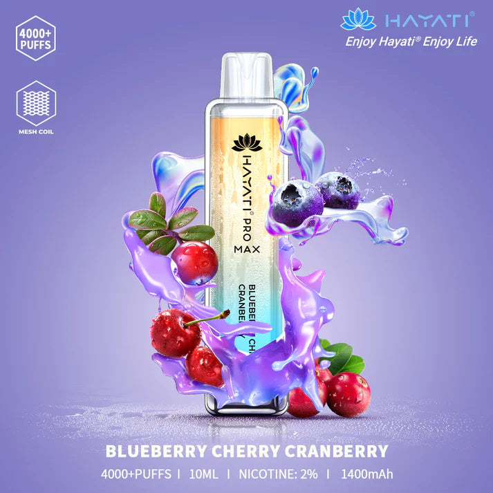 Hayati Pro Max 4000 Disposable Vape - 20mg