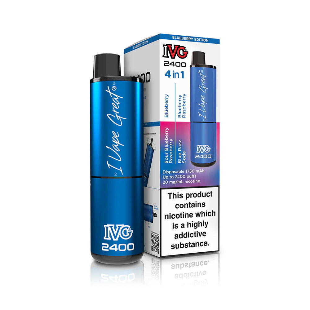 IVG 4 in 1 - 2400 Disposable Vape - 20mg