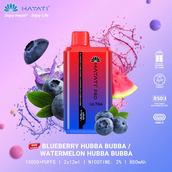 Hayati Pro ultra 15000 Disposable Vape - 20mg