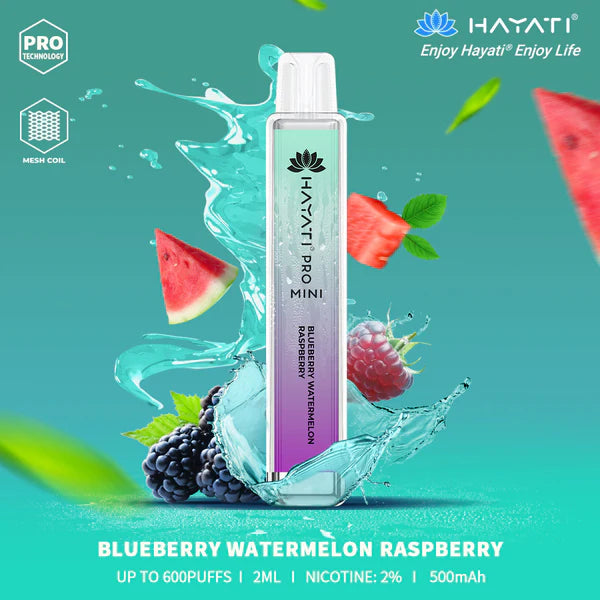 Hayati Pro Mini 600 Disposable Vape - 20mg