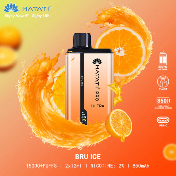 Hayati Pro ultra 15000 Disposable Vape - 20mg