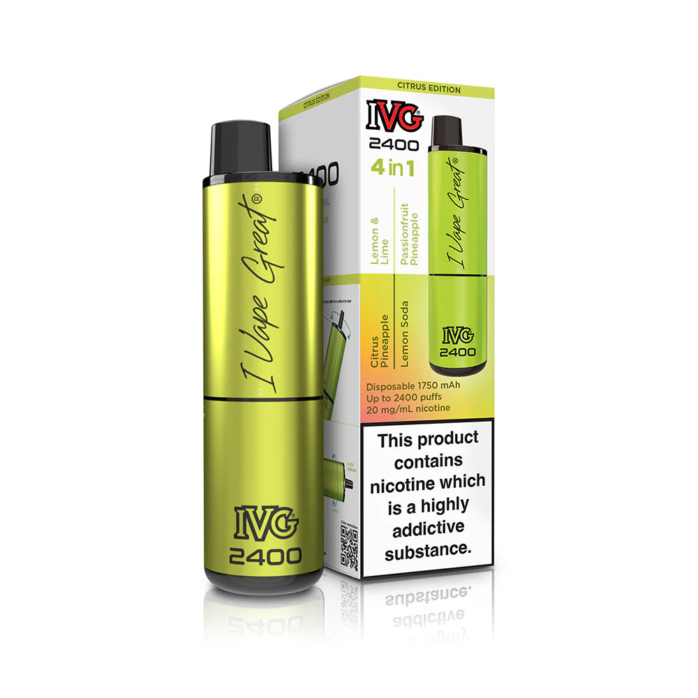 IVG 4 in 1 - 2400 Disposable Vape - 20mg