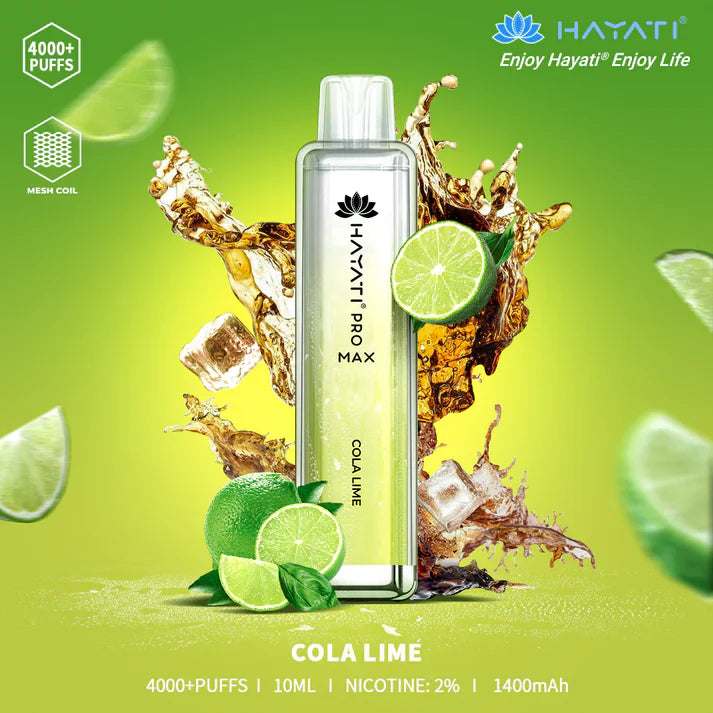 Hayati Pro Max 4000 Disposable Vape - 20mg