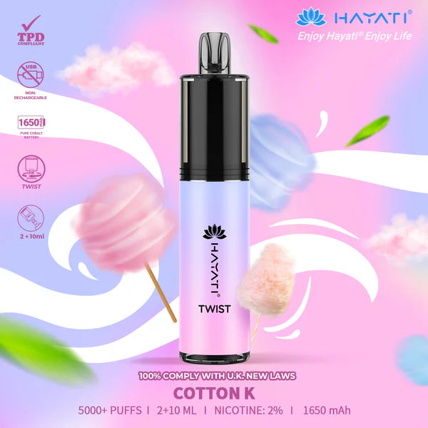 HAYATI TWIST 5000 Disposable Vape - 20mg