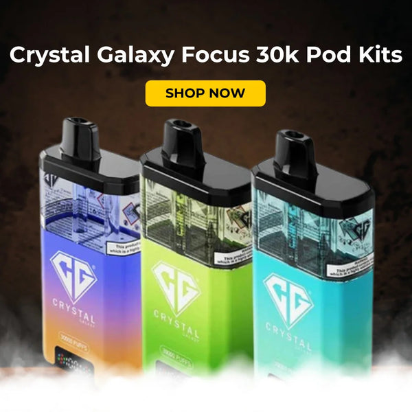Crystal Galaxy Focus 30K Puffs Disposable Vape