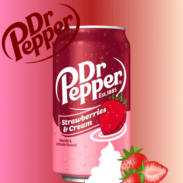 Dr Pepper Strawberries & Cream 355ml