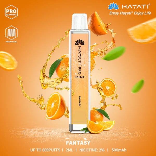 Hayati Pro Mini 600 Disposable Vape - 20mg