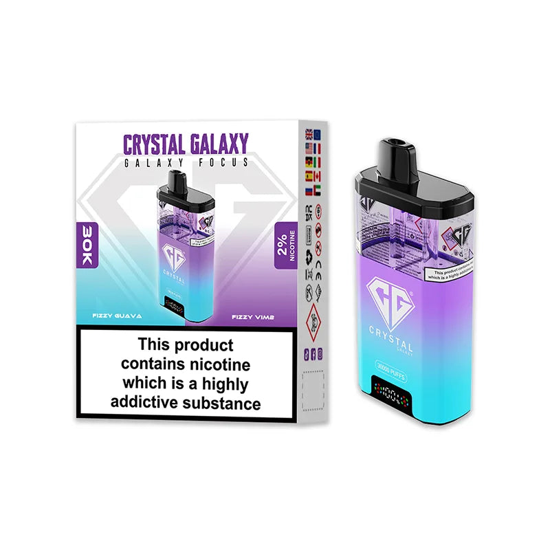 Crystal Galaxy Focus 30K Puffs Disposable Vape