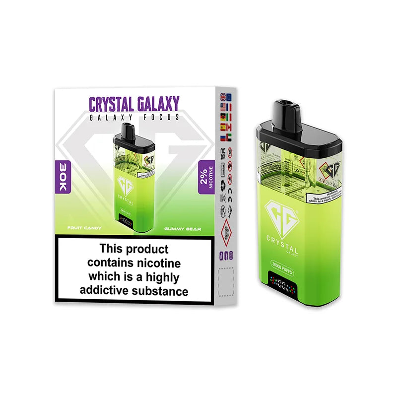 Crystal Galaxy Focus 30K Puffs Disposable Vape
