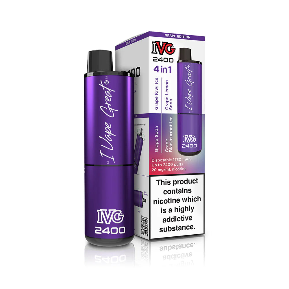 IVG 4 in 1 - 2400 Disposable Vape - 20mg