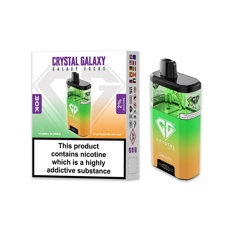 Crystal Galaxy Focus 30K Puffs Disposable Vape